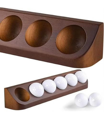 Amazon.co.jp: OLYCRAFT ゴルフボールディスプレイケース 12穴 木製